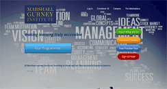 Desktop Screenshot of marshallgurneyinstitute.com
